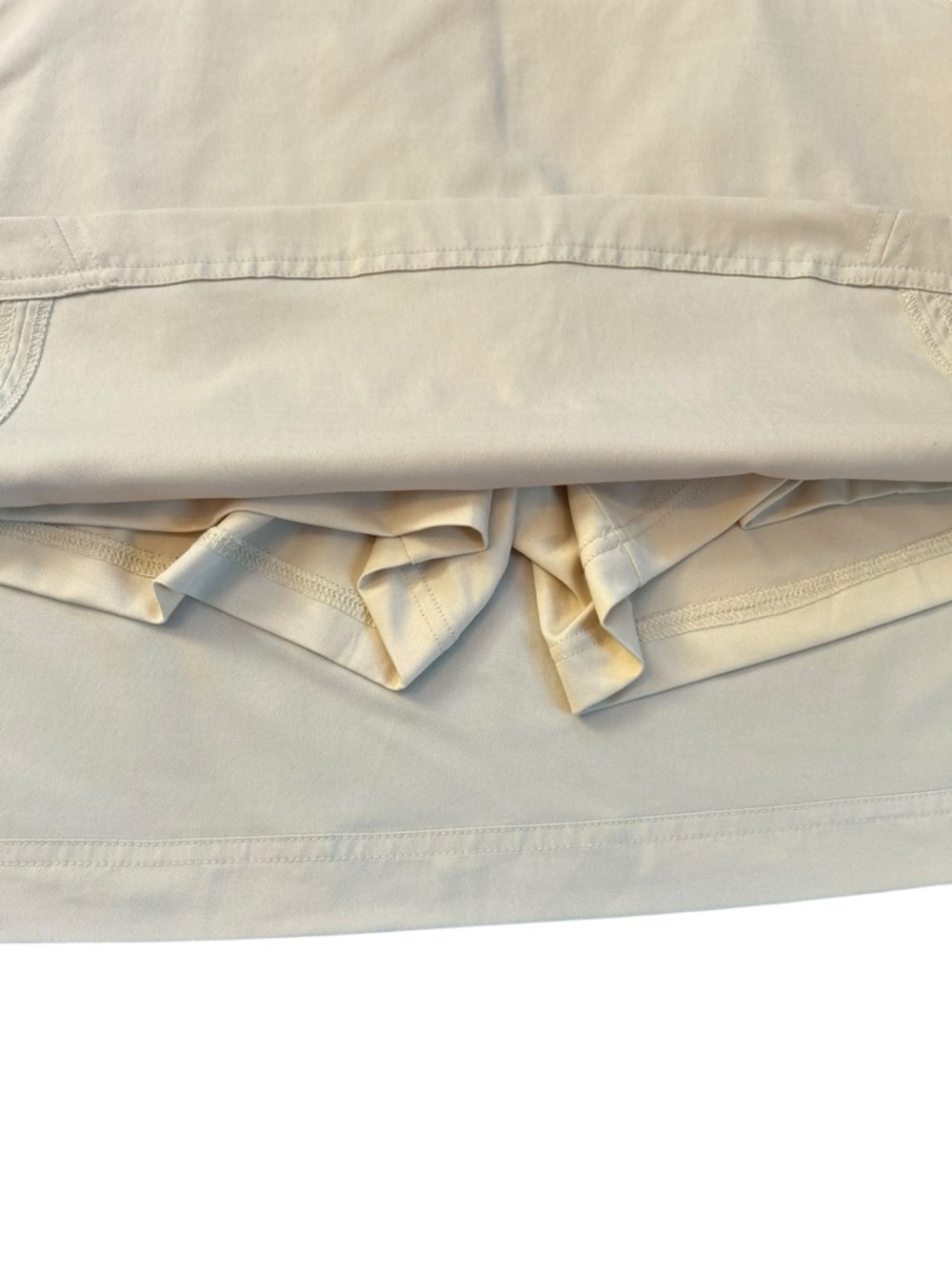 Callaway Golf Skort Women's 10 Beige Pleated Athletic Tennis Pickleball Zip - Picture 6 of 11